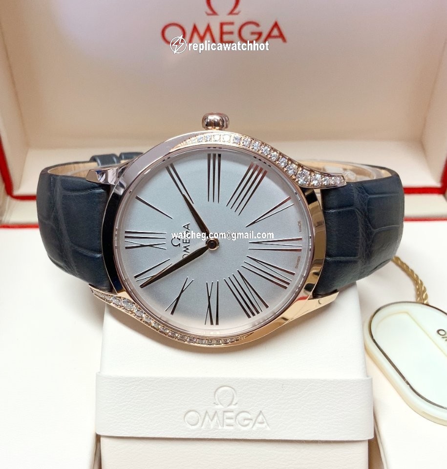 Omega De Ville Tresor Womens watch Quartz Rose gold 428.58.36.60.02.001 4
