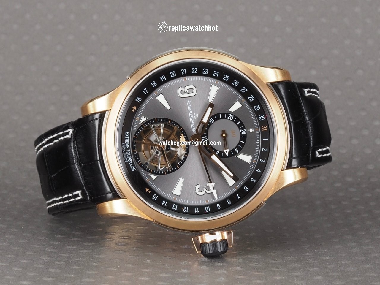 Jaeger-LeCoultre Master Compressor Extreme Tourbillon Mens watch Unisex Automatic Rose gold 150.2.34 4
