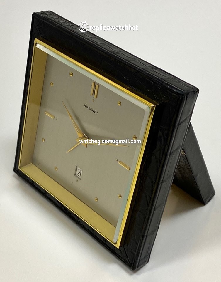 Breguet Mens watch Unisex Manual winding Yellow gold Breguet desk alarm clock 4