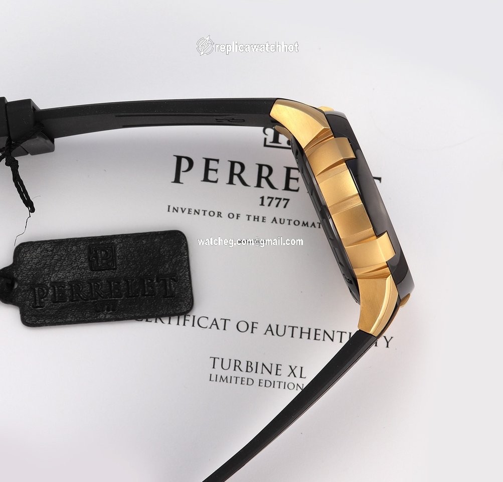Perrelet Turbine XL Mens watch Unisex Automatic Rose gold A3027.1 4