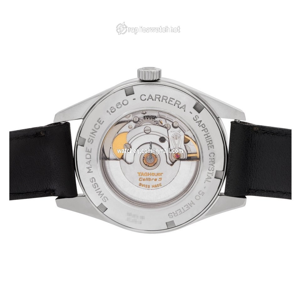 TAG Heuer Carrera Calibre 5 Mens watch Unisex Automatic Steel WV211B.FC6180 4
