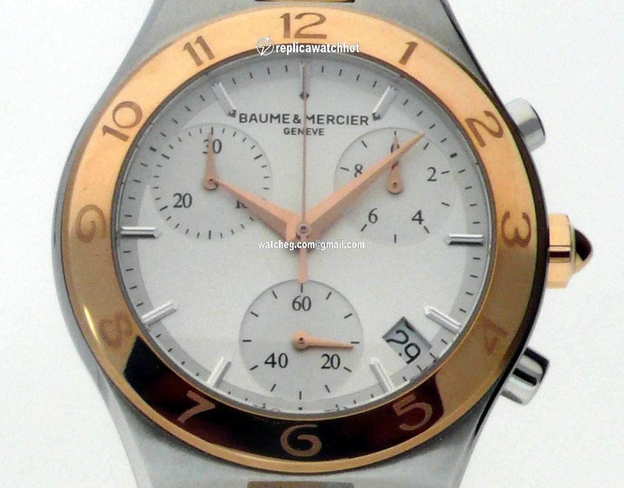 Baume & Mercier Linea Womens watch Quartz Gold Steel MOA10016 4