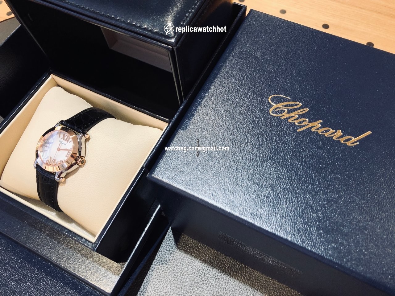 Chopard Happy Sport Womens watch Quartz Gold Steel 278509-6002 4