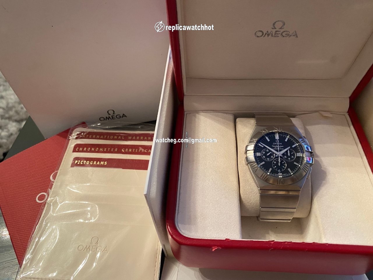 Omega Constellation Double Eagle Mens watch Unisex Automatic Steel 1514.51.00 4
