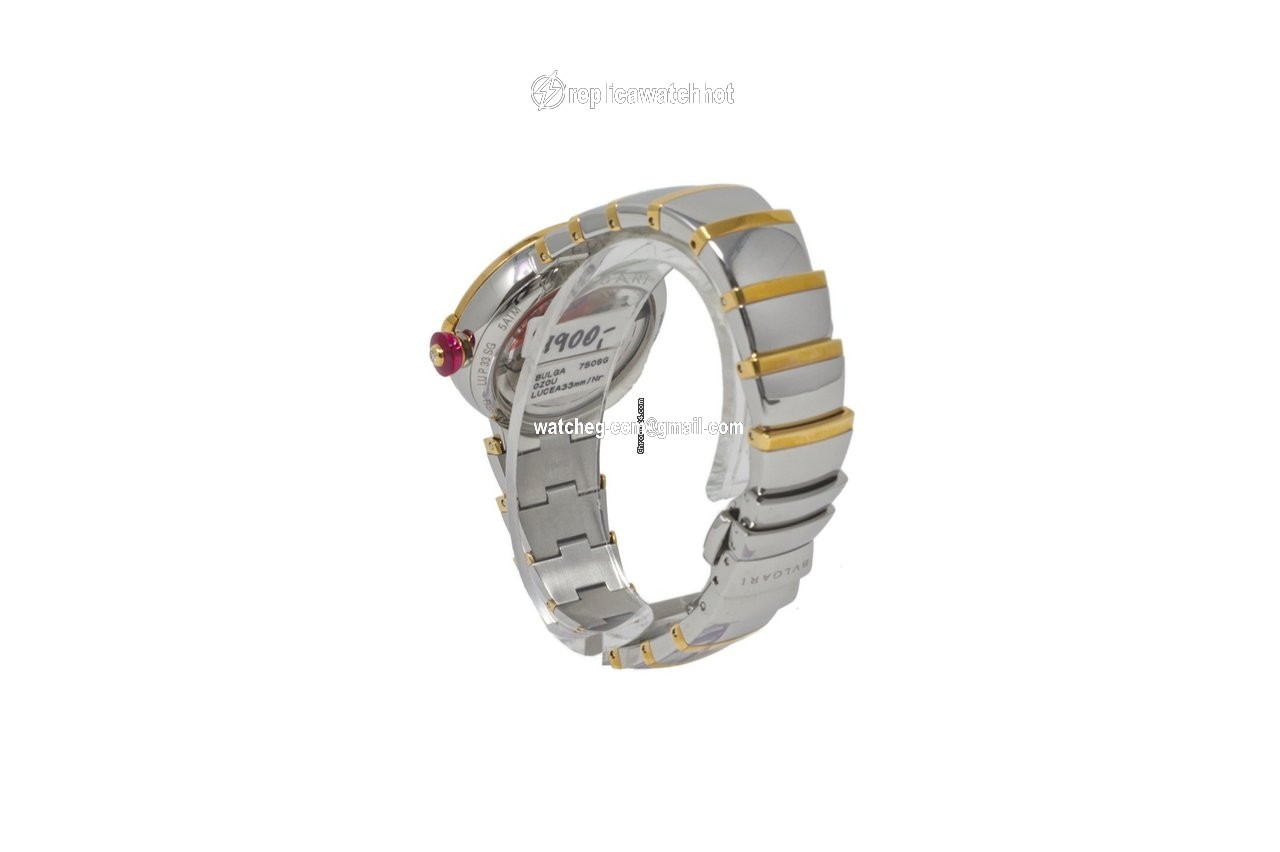 Bulgari Lucea Womens watch Automatic Gold Steel LUP33SG 4