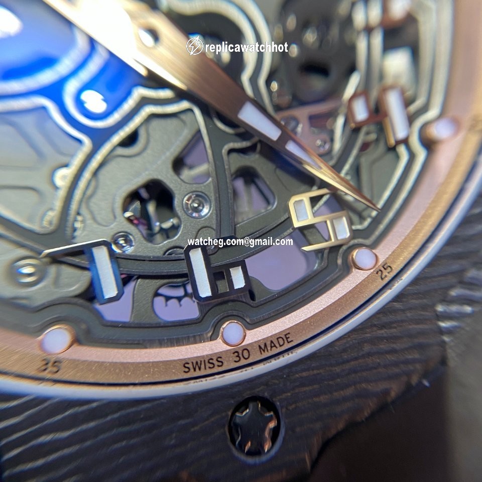 Richard Mille Mens watch Unisex Automatic Rose gold RM033-02 4