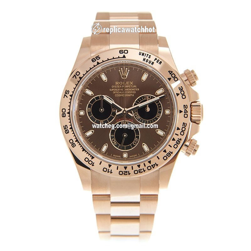 Rolex Daytona Mens watch Unisex Rose gold Automatic 116505 CHOCOLATE 4