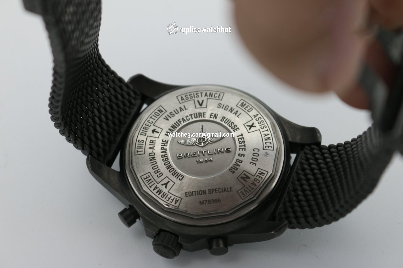 Breitling Chronospace Military Mens watch Unisex Quartz Steel M7836622 4