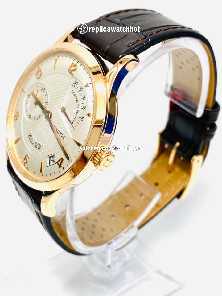 Zenith Elite Mens watch Unisex Manual winding Rose gold 17.1125.655 4