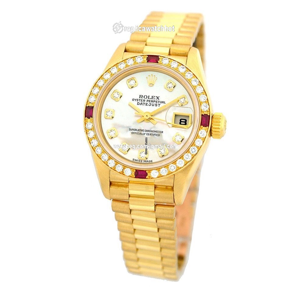 Rolex Lady-Datejust Womens watch Yellow gold Automatic 79068 4