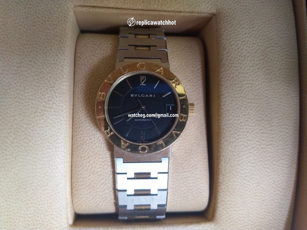 Bulgari Bulgari Mens watch Unisex Automatic Gold Steel BB 33 SG AUTO 4