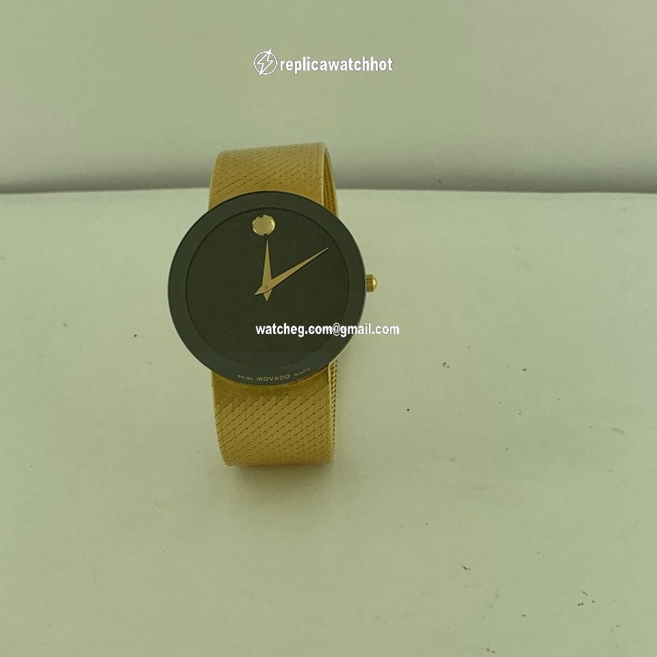 Movado Museum Quartz Yellow gold Movado 18K Yellow Gold Museum Dial Model 40-40-882 Watch 4