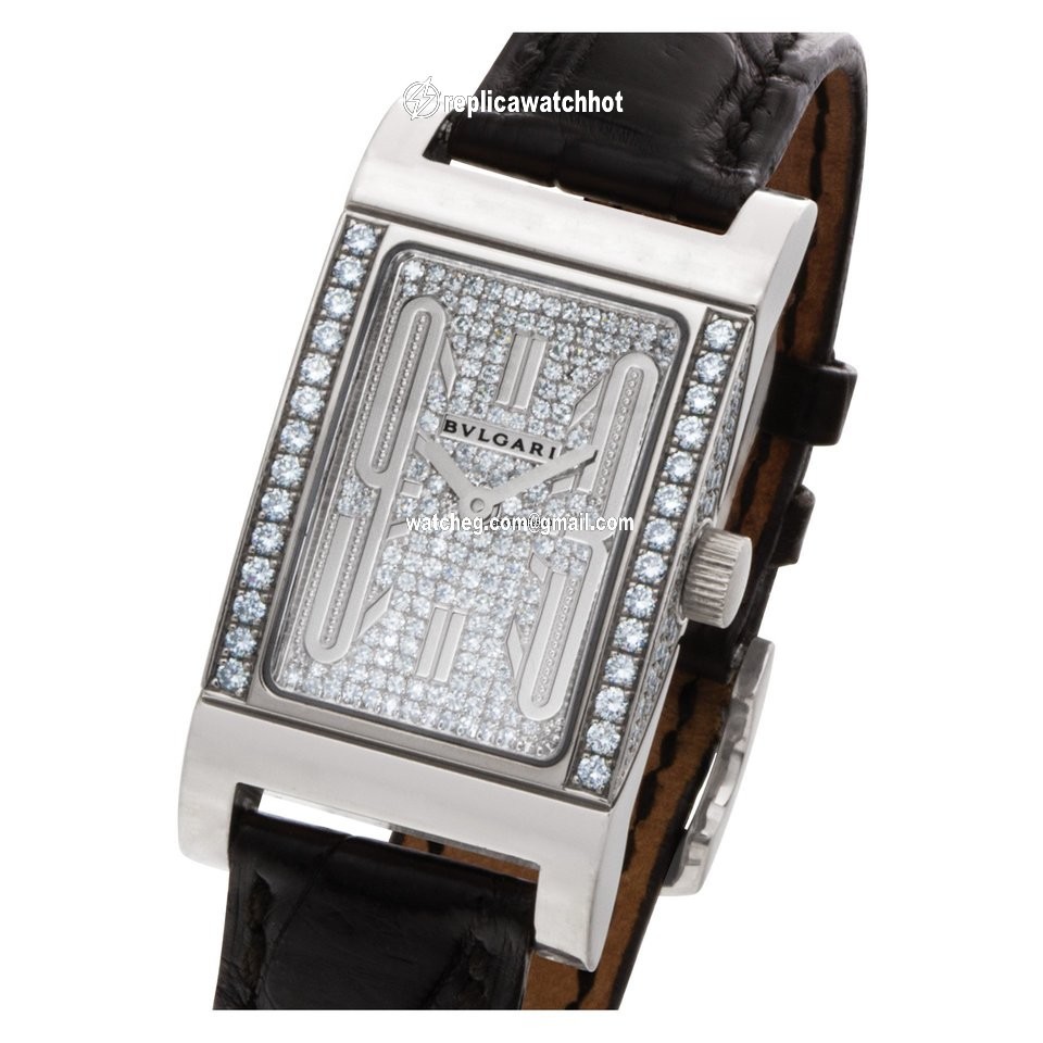 Bulgari Rettangolo Quartz White gold RT W39 G 4