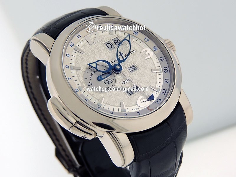 Ulysse Nardin GMT + - Perpetual Mens watch Unisex Automatic White gold 320-60 60 4