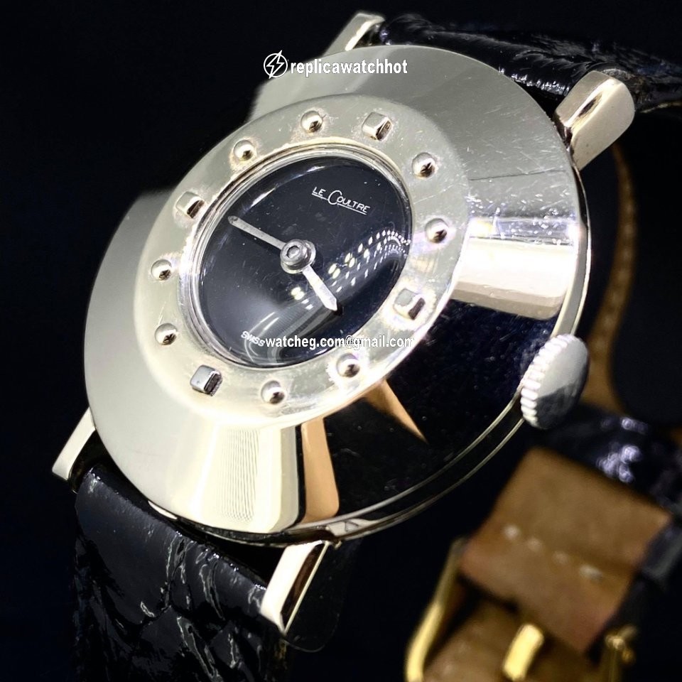 Jaeger-LeCoultre Mens watch Unisex Manual winding White gold LeCoultre Manual Winding K480-CW Gold 14kt Year 1950 4
