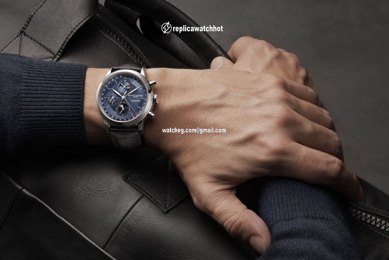 Baume & Mercier Mens watch Unisex Automatic Steel Baume & Mercier Classsima Chronograph - Model 10484 4