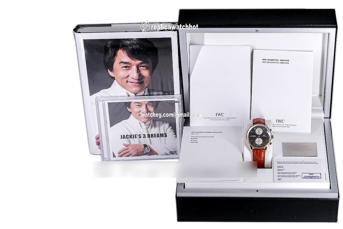 IWC Portuguese Chronograph Automatic Red gold IW371433 4