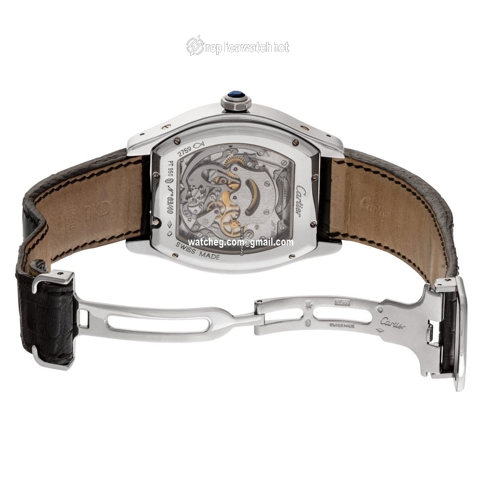 Cartier Tortue Mens watch Unisex Manual winding Platinum W1545751 4