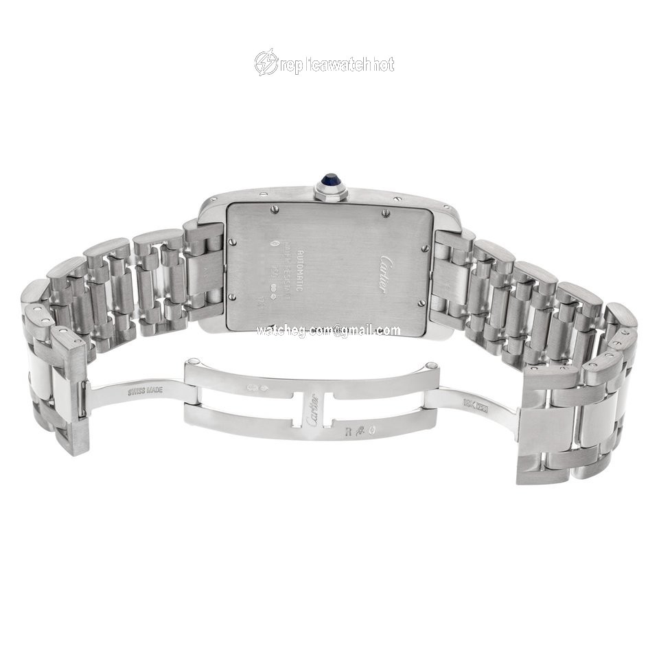 Cartier Tank Americaine Mens watch Unisex Automatic White gold W2605511 4