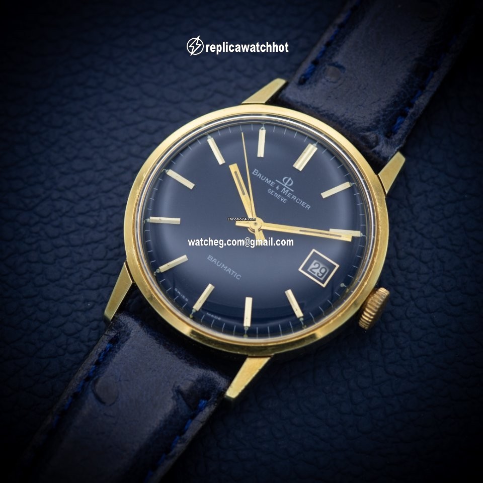 Baume & Mercier Mens watch Unisex Automatic Gold Steel 6-70 4
