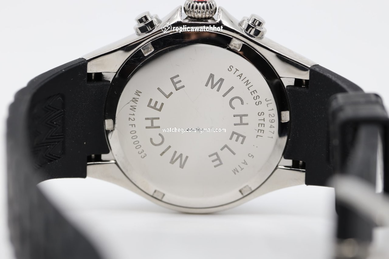 Michele Tahitian Womens watch Quartz Steel Michele Tahitian Jelly Bean Chronograph Quartz Womens Watch 4