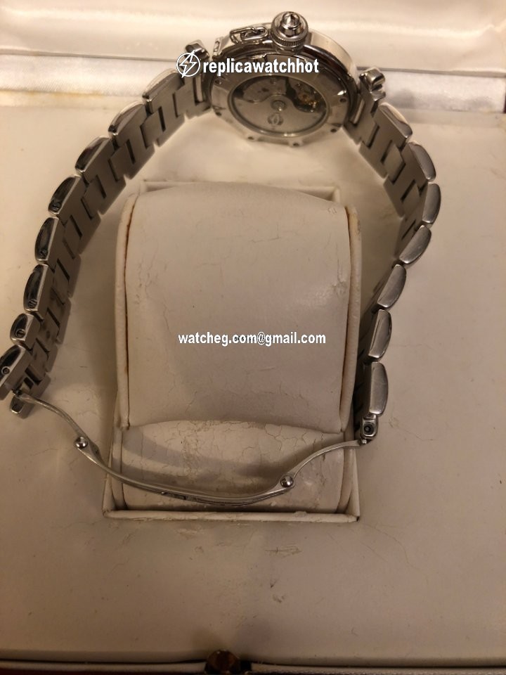 Cartier Pasha Womens watch Automatic White gold 2528 4