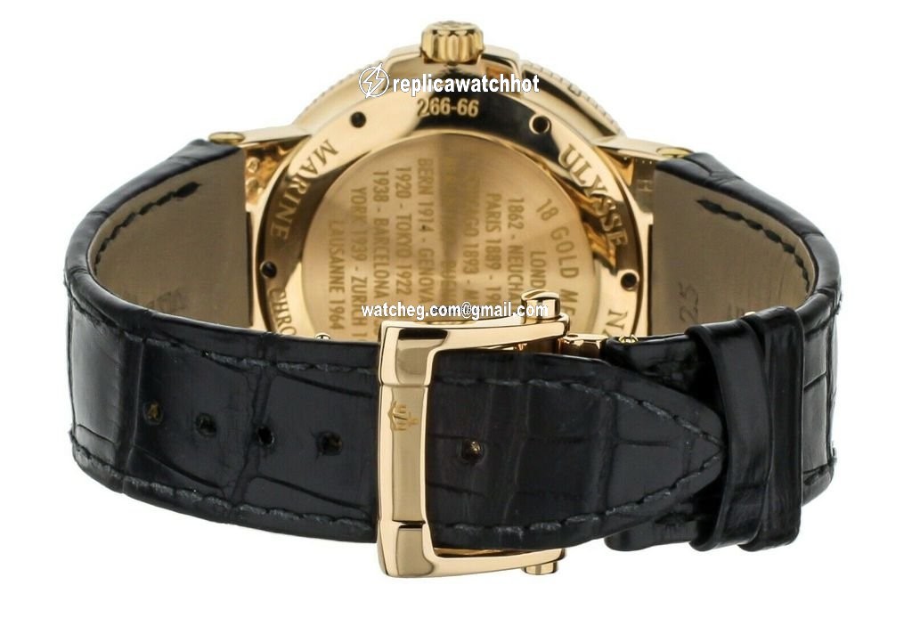 Ulysse Nardin Marine Chronometer 41mm Mens watch Unisex Automatic Rose gold 266-66 4