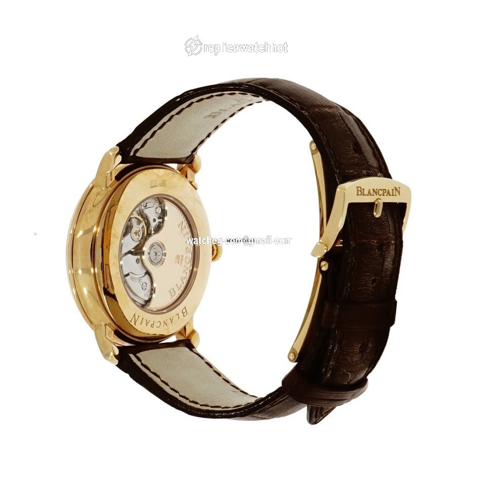 Blancpain Villeret Mens watch Unisex Automatic Rose gold 6670-3642-55B 4