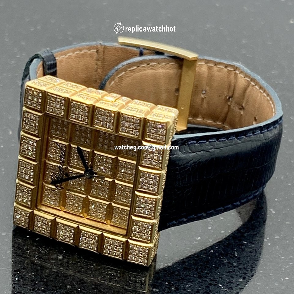 Chopard Ice Cube Mens watch Unisex Quartz Yellow gold 12 7407 4