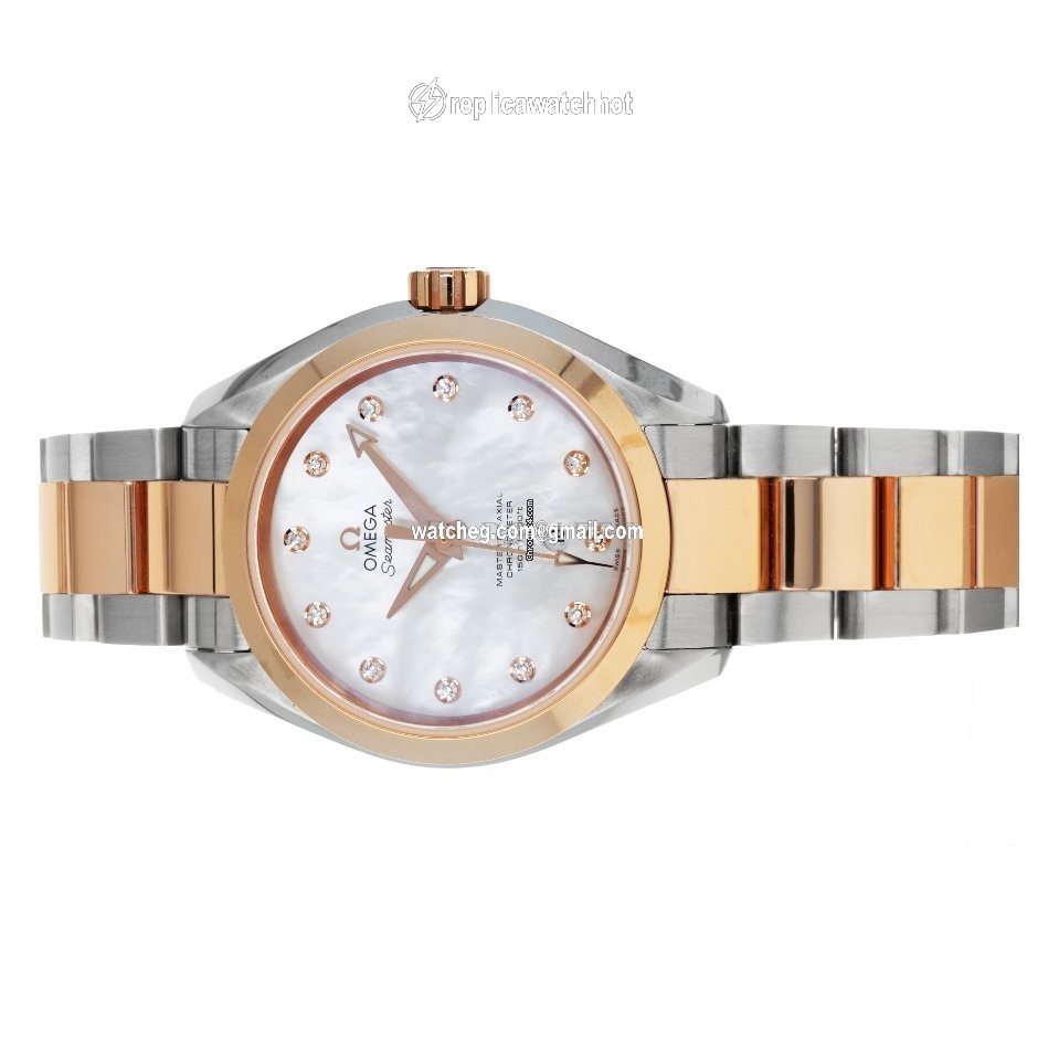 Omega Seamaster Aqua Terra Womens watch Automatic Gold Steel 231.20.34.20.55.001 4