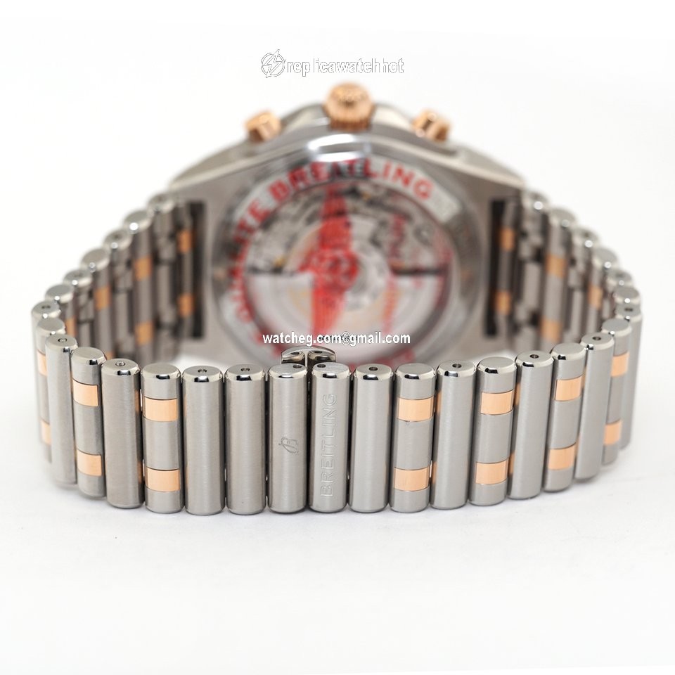 Breitling Chronomat Mens watch Unisex Automatic Gold Steel UB0134101B1U1 4