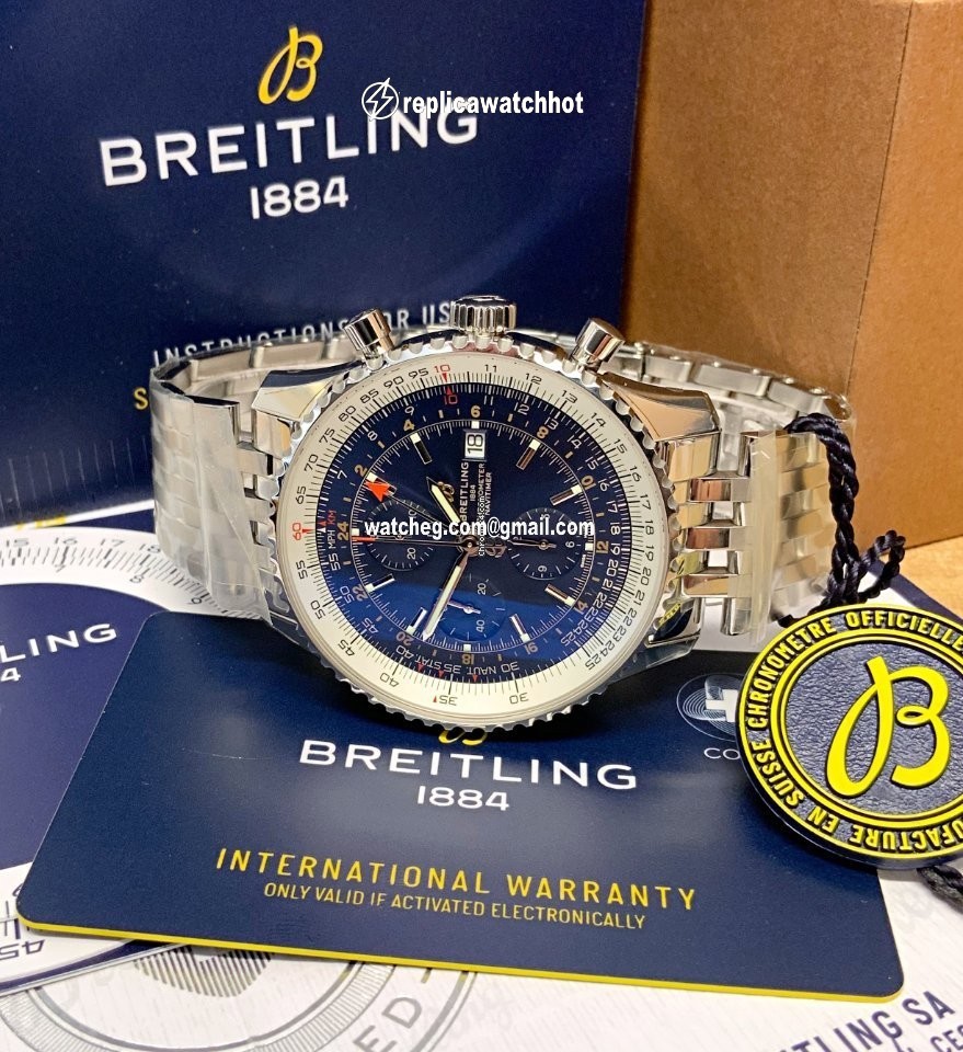 Breitling Navitimer GMT Mens watch Unisex Automatic Steel A24322121C2A1 4