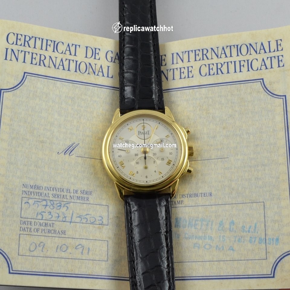 Piaget Gouverneur Mens watch Unisex Manual winding Yellow gold 15978 4