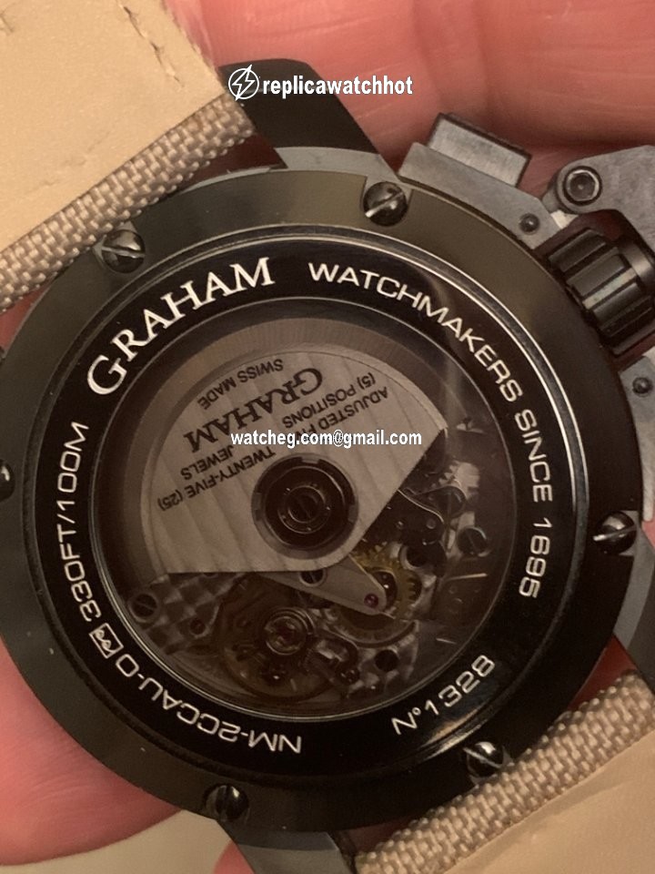 Graham Chronofighter Oversize Mens watch Unisex Automatic Steel 2CCAU.B02A.T13N 4