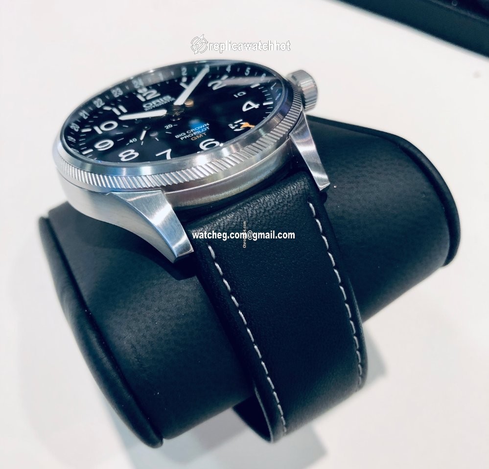 Oris Big Crown ProPilot GMT Mens watch Unisex Automatic Steel 01 748 7710 4164-07 5 22 14FC 4