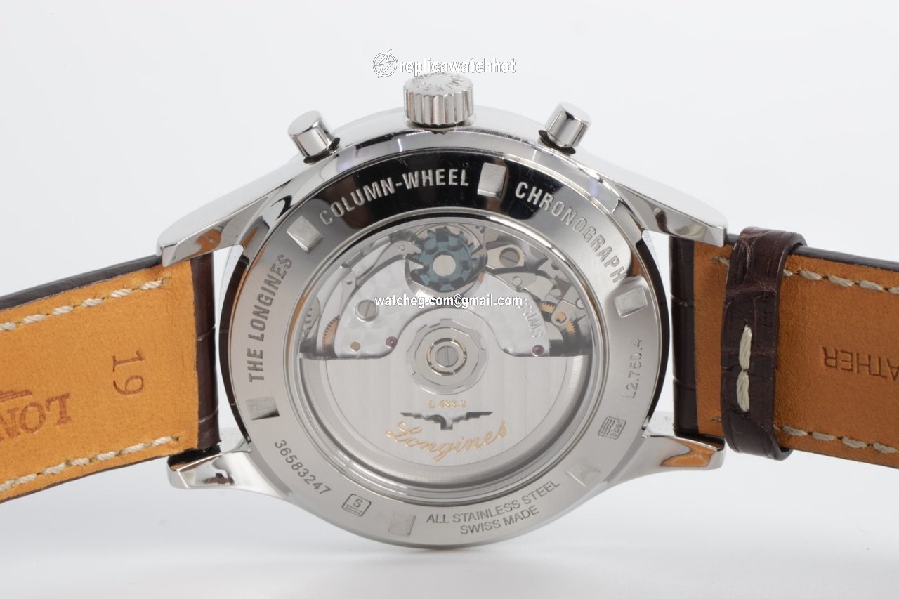 Longines Column-Wheel Chronograph Mens watch Unisex Automatic Steel L2.750.4.76.2 4