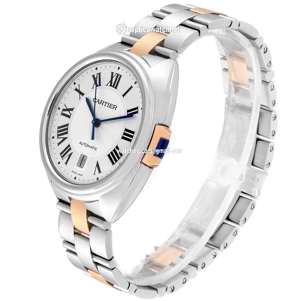 Cartier Cle de Cartier Mens watch Unisex Automatic Gold Steel W2CL0002 4