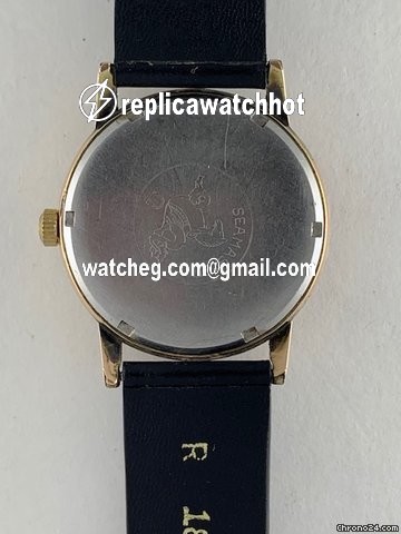 Omega Seamaster Mens watch Unisex Manual winding Gold Steel 135.012 4