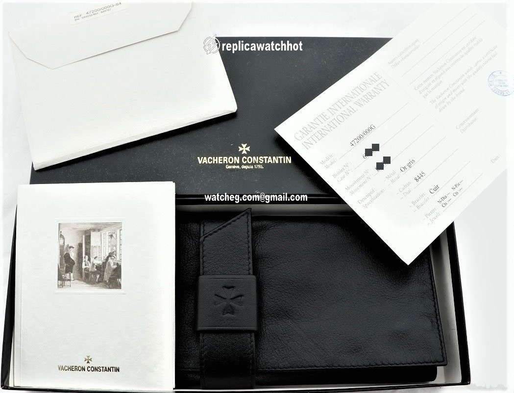 Vacheron Constantin Patrimony Mens watch Unisex Automatic White gold 47200 000G 4