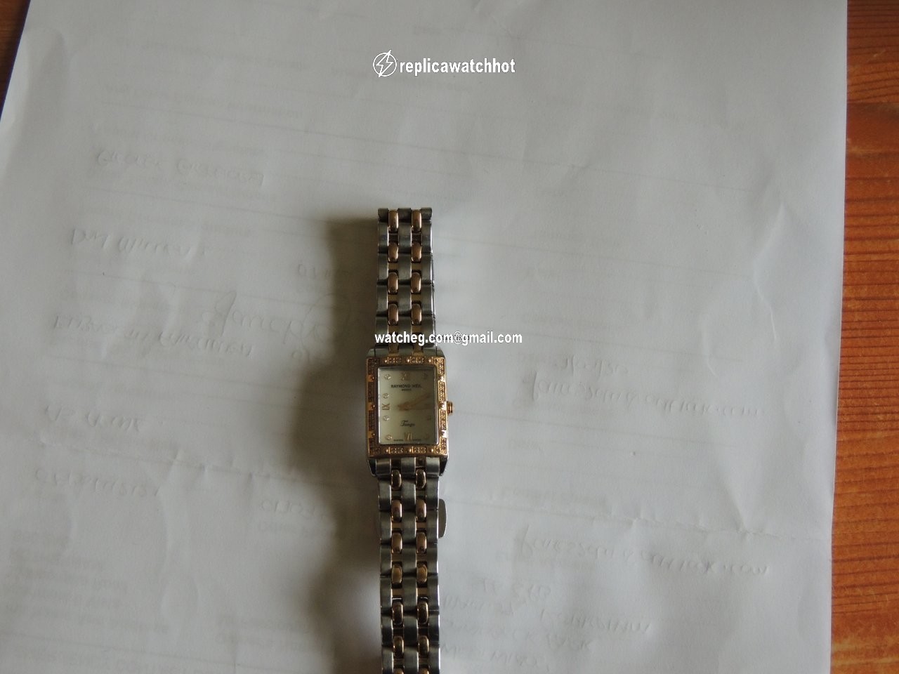 Raymond Weil Tango Womens watch Quartz Gold Steel 5971-SPS-00995 4