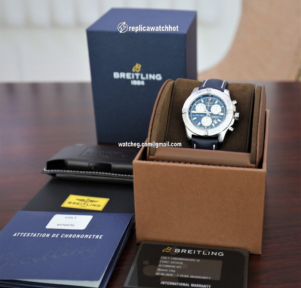 Breitling Colt Chronograph Mens watch Unisex Quartz Steel A73388111C1X1 4