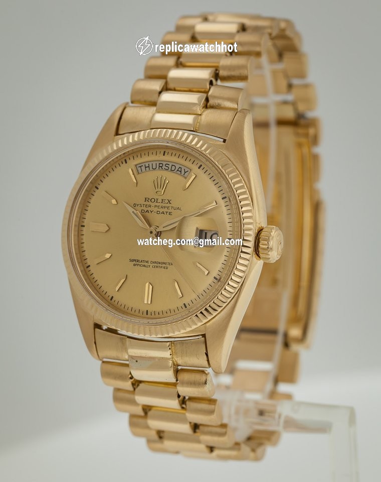 Rolex Day-Date Mens watch Unisex Yellow gold Automatic 6611B 4