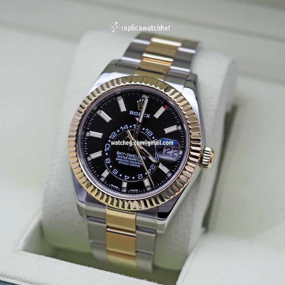 Rolex Sky-Dweller Mens watch Unisex Gold Steel Automatic 326933-0002 4