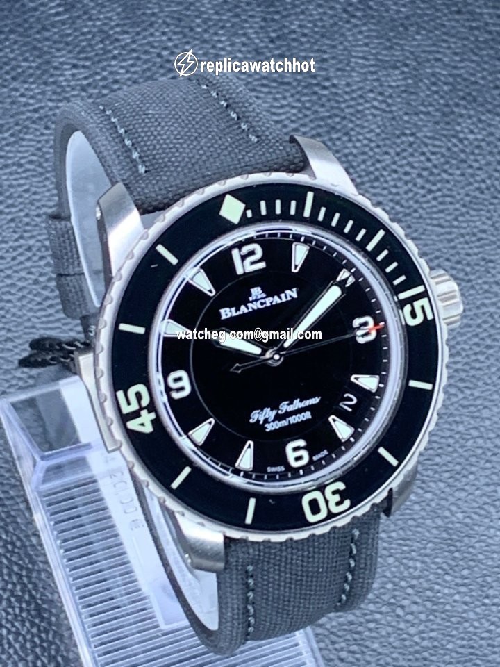 Blancpain Fifty Fathoms Mens watch Unisex Automatic Titanium 5015-12B30-B52A 4