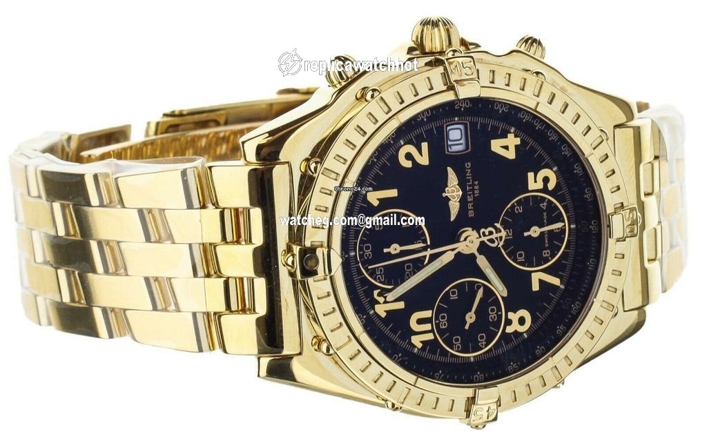 Breitling Chronomat Mens watch Unisex Automatic Yellow gold K13050 4