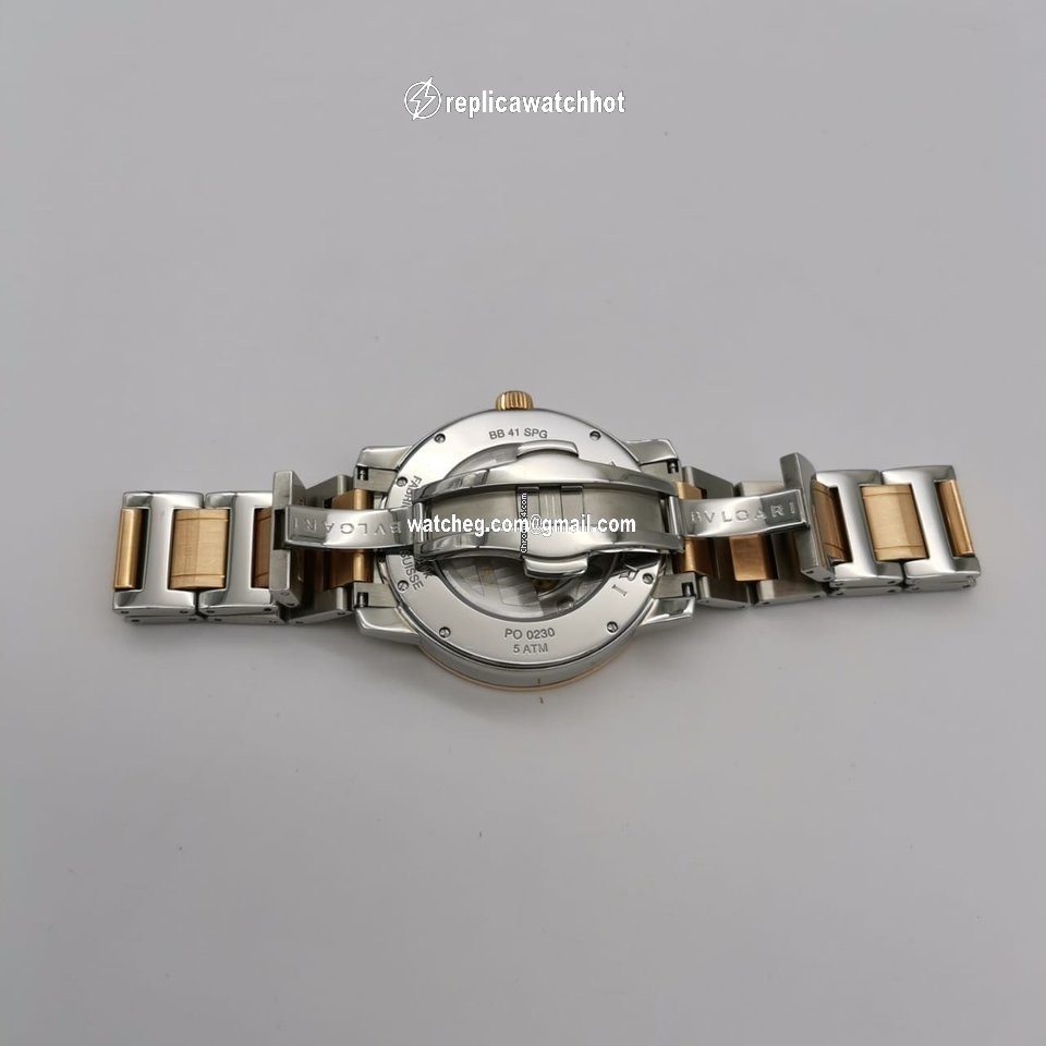 Bulgari Bulgari Mens watch Unisex Automatic Gold Steel BB41SPG 4