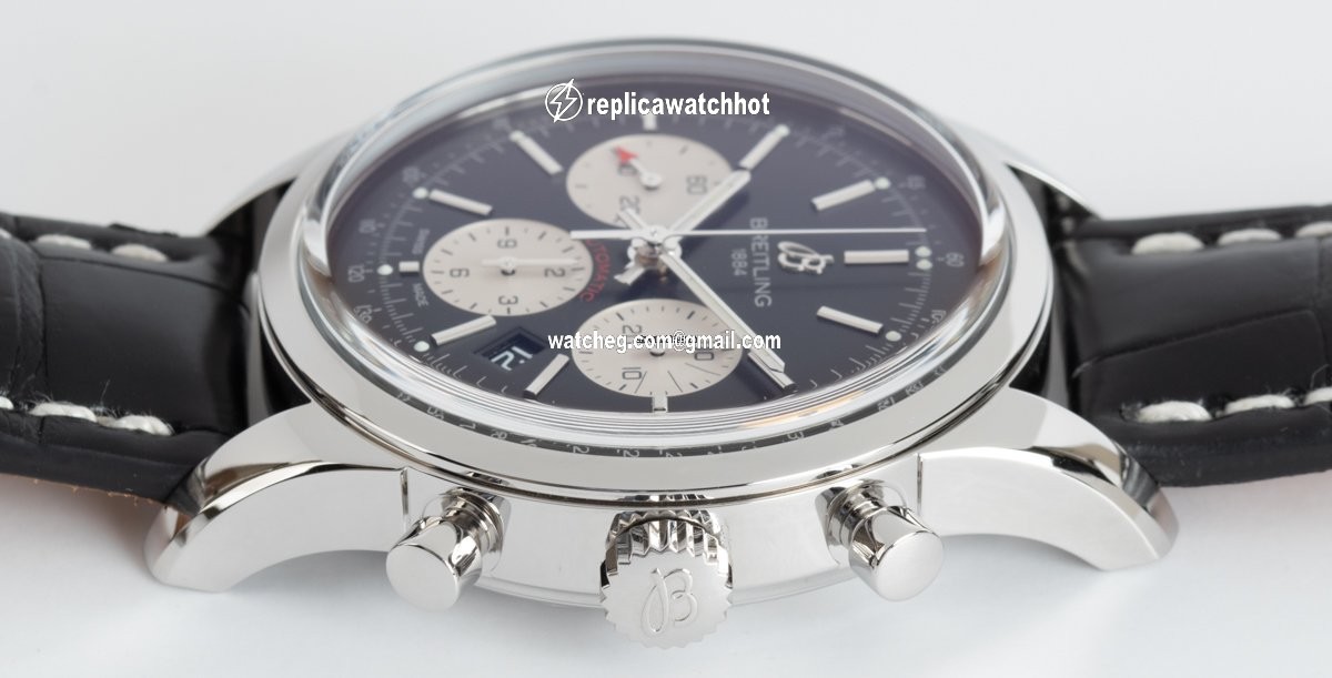 Breitling Transocean Chronograph Mens watch Unisex Automatic Steel AB015212 BF26 4
