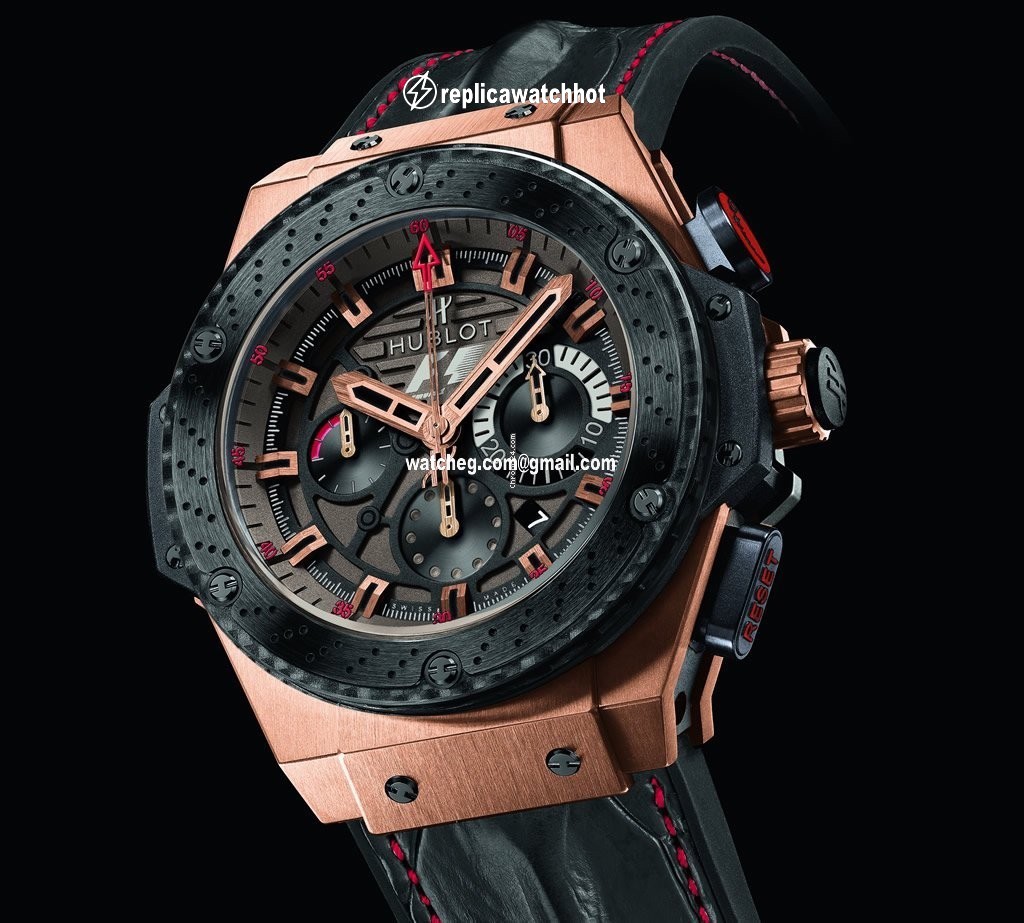 Hublot King Power Mens watch Unisex Automatic Rose gold 703.OM.6912.HR.FMC12 4