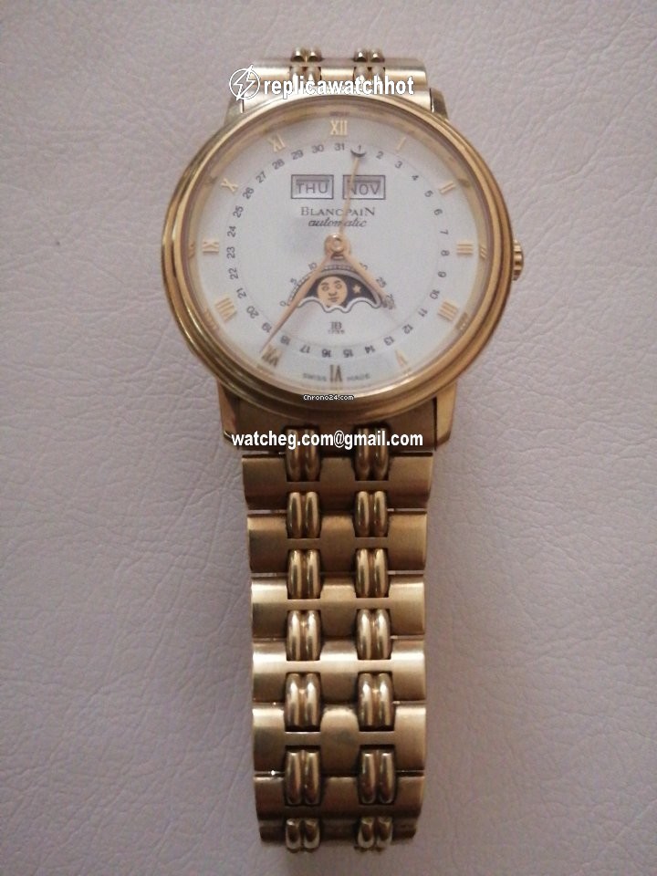 Blancpain Leman Ultra Slim Mens watch Unisex Automatic Yellow gold 2100112711 4