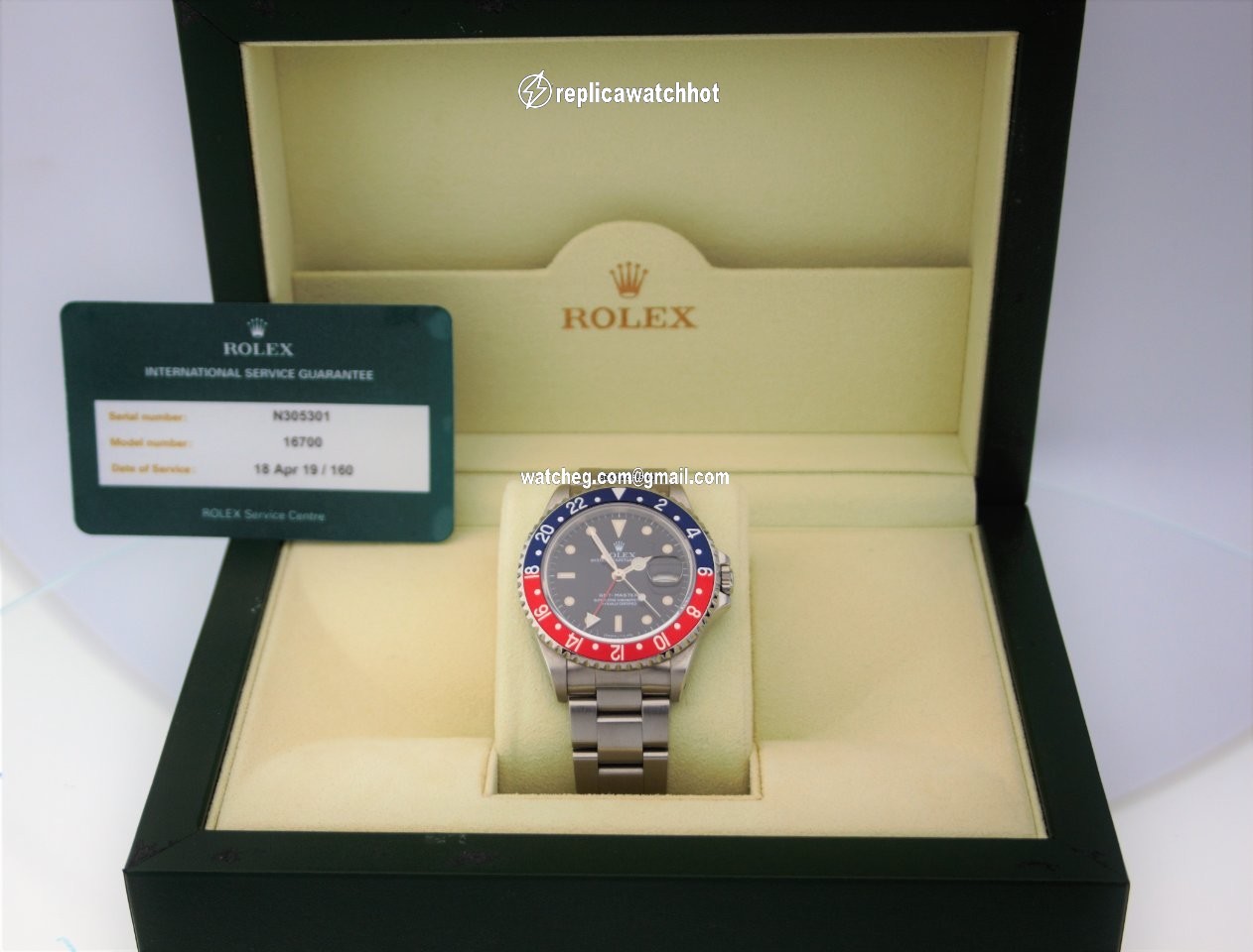 Rolex GMT-Master Mens watch Unisex Steel Automatic 16700 4